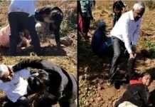 गर्भवती महिला रेंजर को पूर्व सरपंच ने लात-घूसों से पीटा, फिर जमीन पर पटक कर घसीटा, देखिए वीडियो https://twitter.com/PraveenIFShere/status/1484019049596350465?s=20