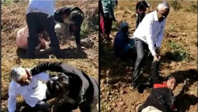 Sarpanch beat up pregnant woman for not paying bribe https://twitter.com/PraveenIFShere/status/1484019049596350465?s=20