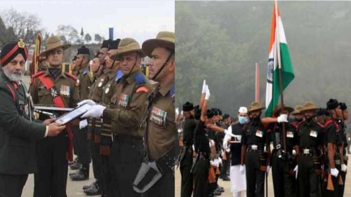 233 new jawan join the Garhwal rifles indian Army 233 new jawan join the Garhwal rifles indian Army