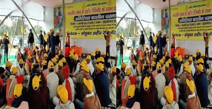 Indefinite picket started in Indian Army demanding Ahir Regiment