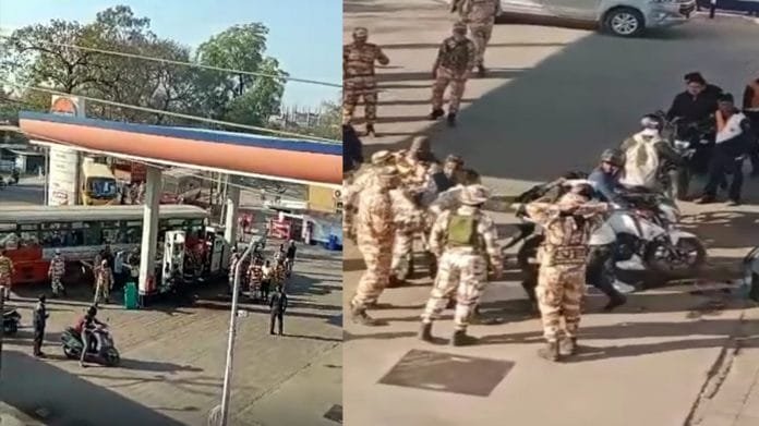 Petrol pump owner beaten up by CRPF jawans
