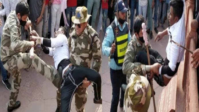 Anti India slogan Pakistan zindabad in Taj Mahal agra