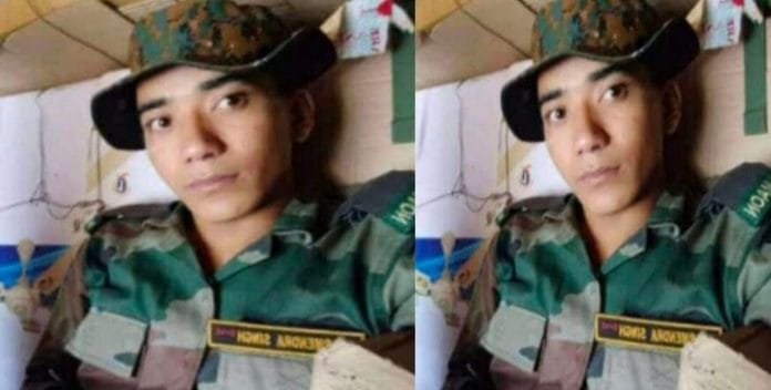 Indian Army jawan dharmendra dies in road accident