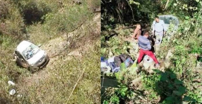 Car fell into Ditch in pithoragarh one person died Car fell into Ditch in pithoragarh one person died