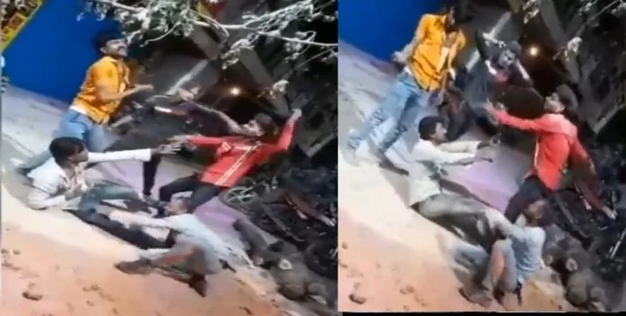 While dancing on Holika Dahan, the young man stabbed his chest with a knife.