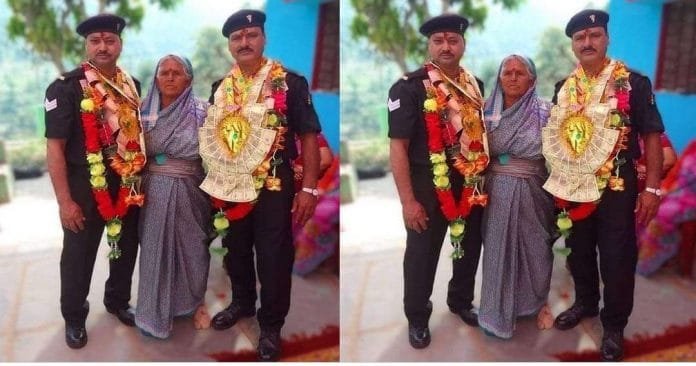 In Chamoli Garhwal Two brothers were recruited in the army together, also retired together In Chamoli Garhwal Two brothers were recruited in the army together, also retired together