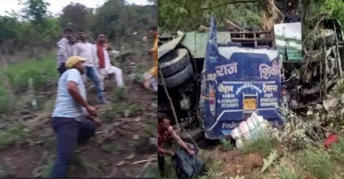 Bus fell into Ditch in Uttarkashi 26 pilgrims died Bus fell into Ditch in Uttarkashi 26 pilgrims died