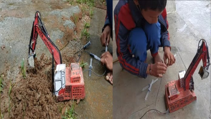 12-year-old Harish Koranga, a resident of Bageshwar, made JCB machine from junk 12-year-old Harish Koranga, a resident of Bageshwar, made JCB machine from junk