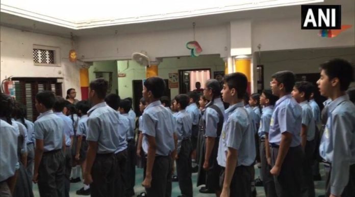 Claims of teaching Kalma during morning prayer inside the school in Kanpur