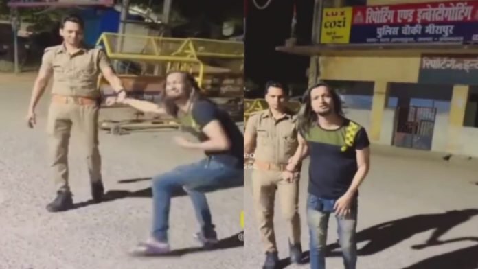 Picsart_22-09-13_10-18-14-914 ssp suspended the constable who made instagram reels outside the police station
