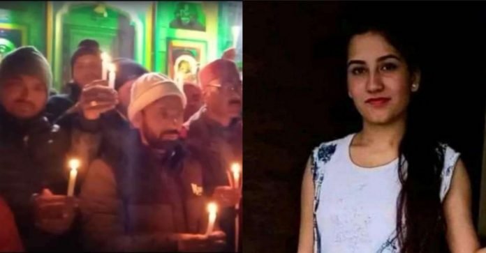 Candle march for Ankita Bhandari in Kedarnath