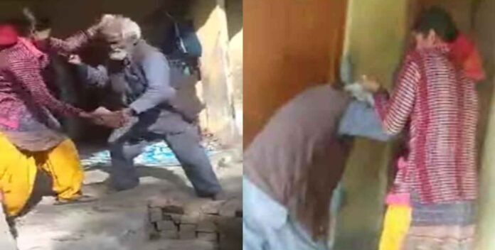Daughter-in-law badly beaten father-in-law for asking for food in Uttarkashi