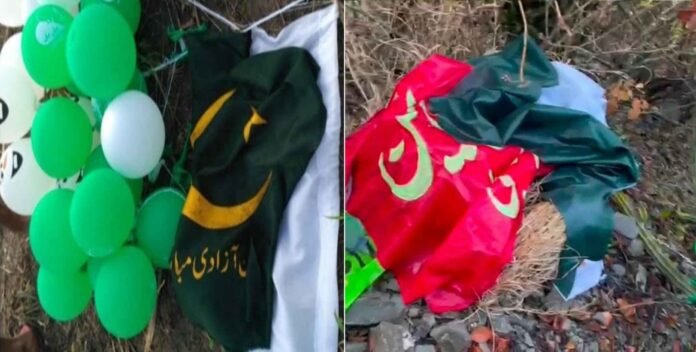 Pakistan flag found in Uttarkashi forest
