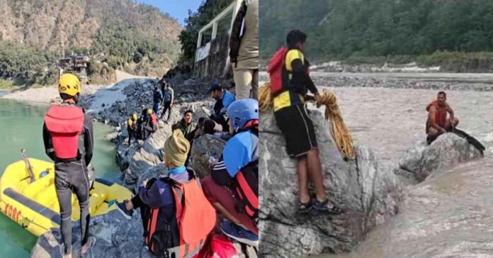 24 year old army man rahul jumped into river ganga