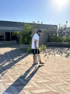 Rishabh Pant was seen standing on his feet after the accident. improvement in health