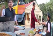 पिता मजदूर हैं, पढ़ाई जारी रखने के लिए School के बाद मूंगफली बेचती है 12वीं की Student विनिशा Vinisha, a Class 12 student, sells peanuts after school to continue her studies.