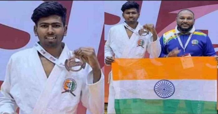 Jai Prakash of Rudrapur won the medal in the Asian Championship Jai Prakash of Rudrapur won the medal in the Asian Championship