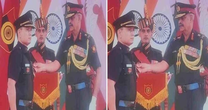 Major Ajay Dhanik of Pithoragarh got sena medal