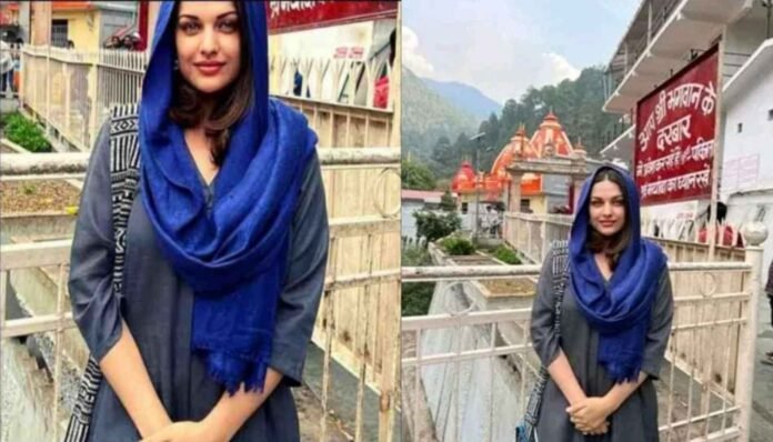 Actress Himanshi Khurana reached to see Neem Karoli Baba