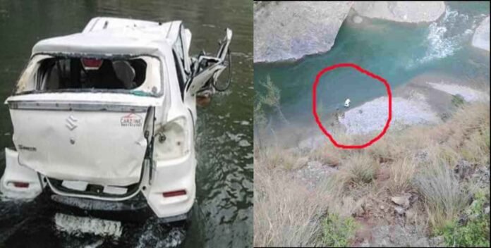Uttarakhand Himachal border car fell in river