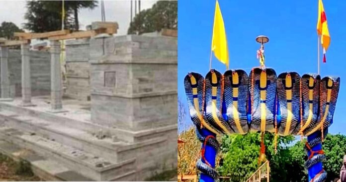 Temple of Danda Nagaraja is being built in Uttarkashi from urad dal
