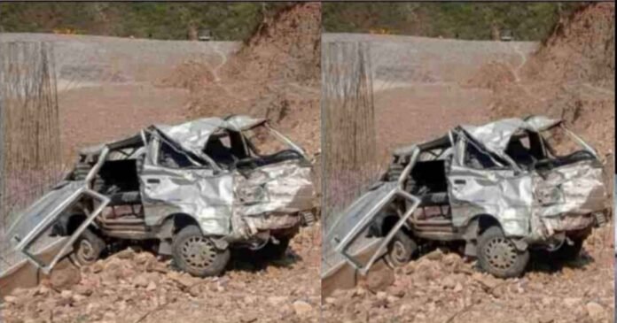 Car fell into ditch in ditch in tehri garhwal 2 people dies 2 injured