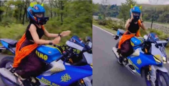 Doing stunt while singing cost to girl police took action