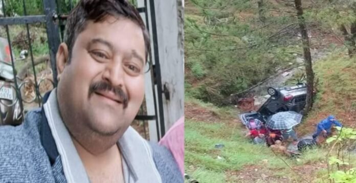 Car fell into ditch in koshi ranikhet highway