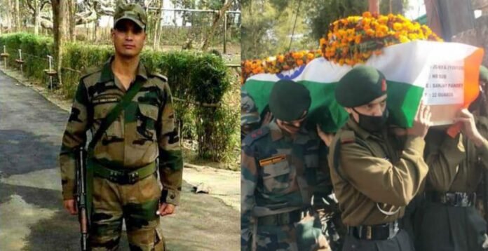 Assam rifles jawan Sunil Rawat martyred