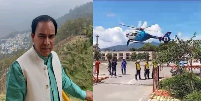 Uttarakhand cabinet minister dhan Singh Rawat narrowly escaped