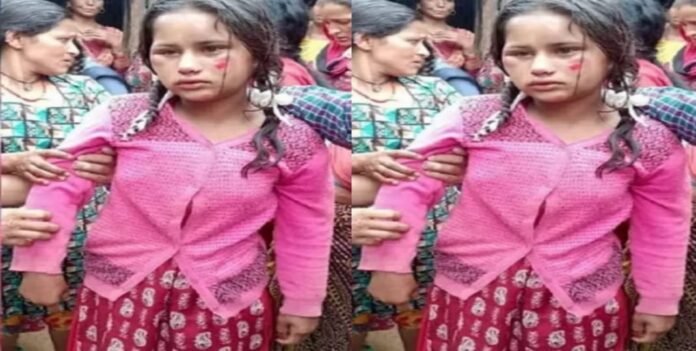 Tehri girl flowed in water gadera while going to school