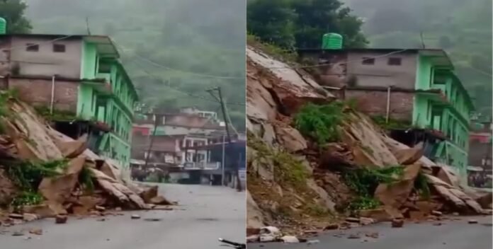 A 3-storey hotel with 35 rooms collapsed in Rudraprayag.