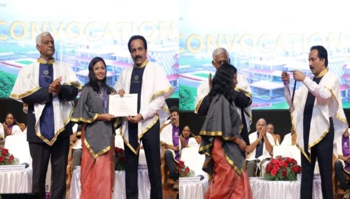 IMG-20230825-WA0022 Congratulations to Tehri's Priyanka Dangwal, Kerala has topped IIT and raised the honor of Uttarakhand, ISRO chief presented gold medal