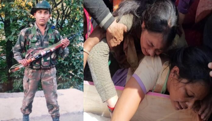 Garhwal Rifle jawan Laxman Singh was shot during the exercise