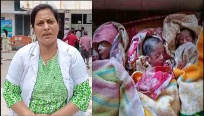 Woman gave birth to three children at once in Uttarkashi