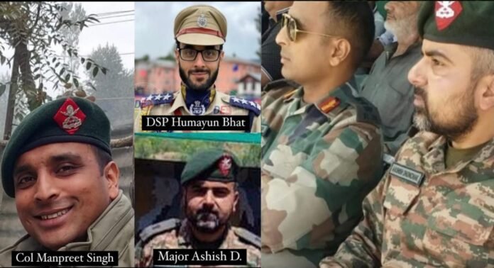 Army Colonel, Major and DSP martyred in encounter with terrorists