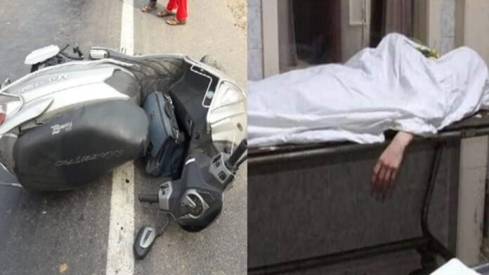 Scooty riding woman hit by bus in Haldwani