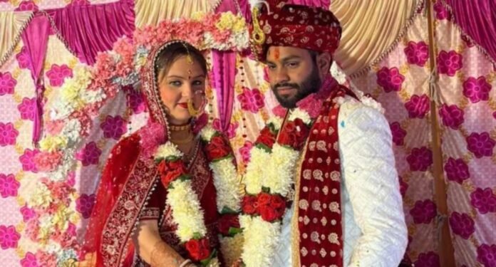 IMG-20231211-WA0021 Germany's Stina married Sandeep Semwal of Uttarkashi as per Hindu customs.