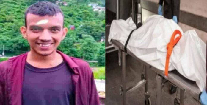 Bull attacked bike rider Lavi Negi in Haldwani