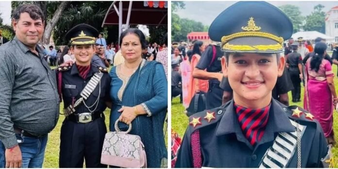 Farmer's daughter became lieutenant in Indian Army