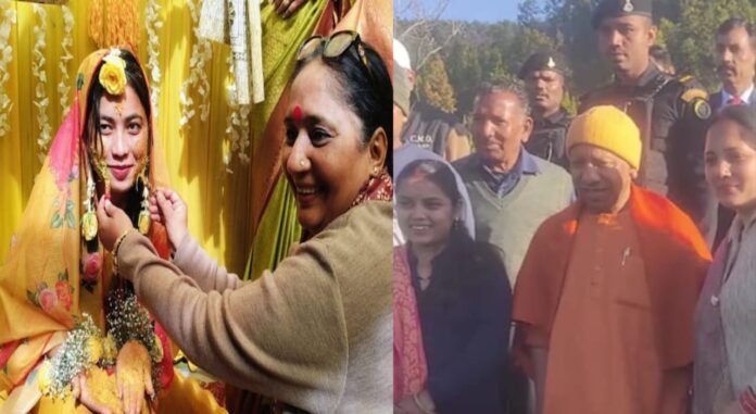 CM Yogi reached his village Panchur for niece's wedding