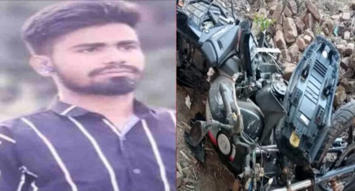 Car hit bike in udham Singh Nagar