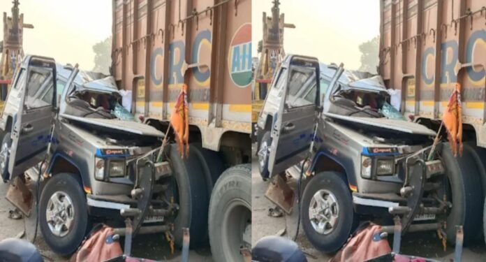Car accident in prayagraj mahakumbh