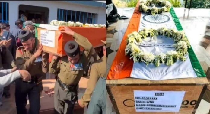 IMG-20250321-WA0000 Lance Naik Robin Bisht posted in Garhwal Rifles martyred due to brain stroke