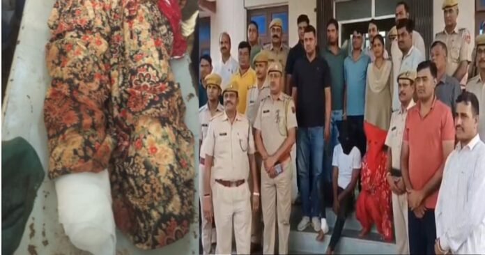 Man and woman arrested for chopping off woman's legs for silver rings