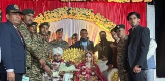 19 साल पहले शहीद हुए थे सुरेश भाटी बेटी की शादी में कन्यादान करने आए सेना के 50 जवान Suresh Bhati was martyred 19 years ago; 50 army personnel came to give away the bride at his daughter's wedding.