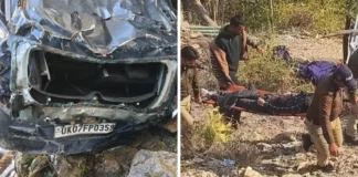 टिहरी में कार अनियंत्रित होकर 200 मीटर नीचे खाई में गिरी, उत्तर प्रदेश के कार चालक की मौके पर मौत In Tehri, the car lost control and fell 200 meters into a gorge, the driver from Uttar Pradesh died on the spot.