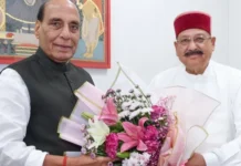 उत्तराखंड में ज्यादा से ज्यादा हों सेना भर्ती रैलियां’, कैबिनेट मंत्री सतपाल महाराज ने रक्षा मंत्री से की मुलाकात "Army recruitment rallies should be held extensively in Uttarakhand": Cabinet Minister Satpal Maharaj meets Defence Minister.