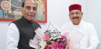 उत्तराखंड में ज्यादा से ज्यादा हों सेना भर्ती रैलियां’, कैबिनेट मंत्री सतपाल महाराज ने रक्षा मंत्री से की मुलाकात "Army recruitment rallies should be held extensively in Uttarakhand": Cabinet Minister Satpal Maharaj meets Defence Minister.